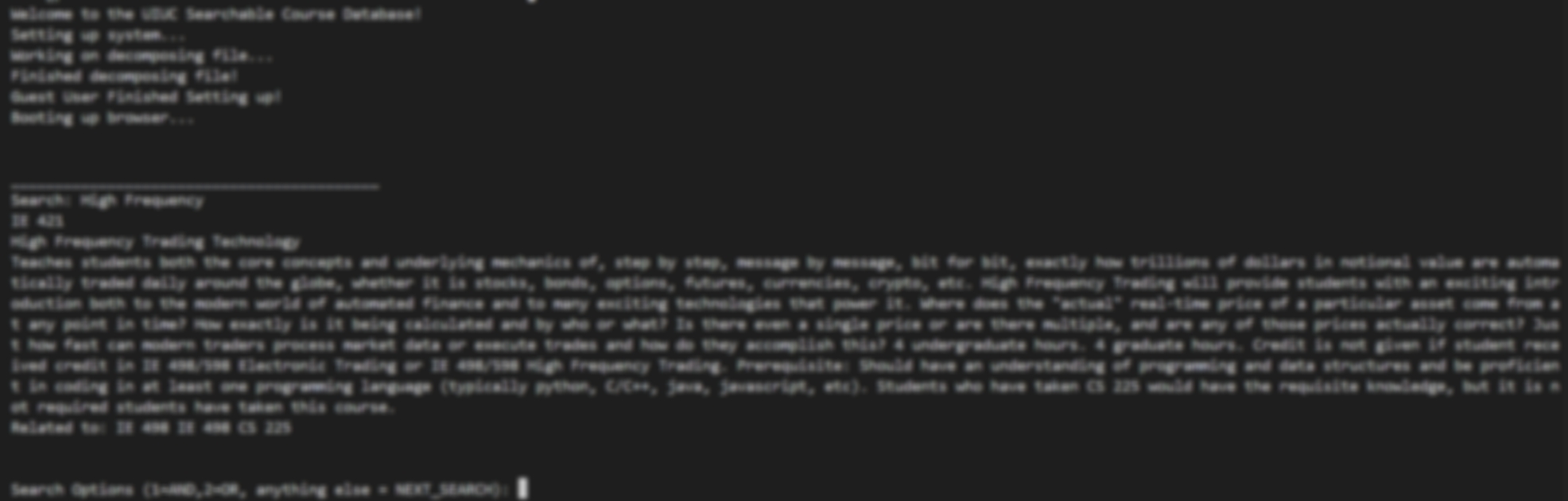 Search Engine Screenshot