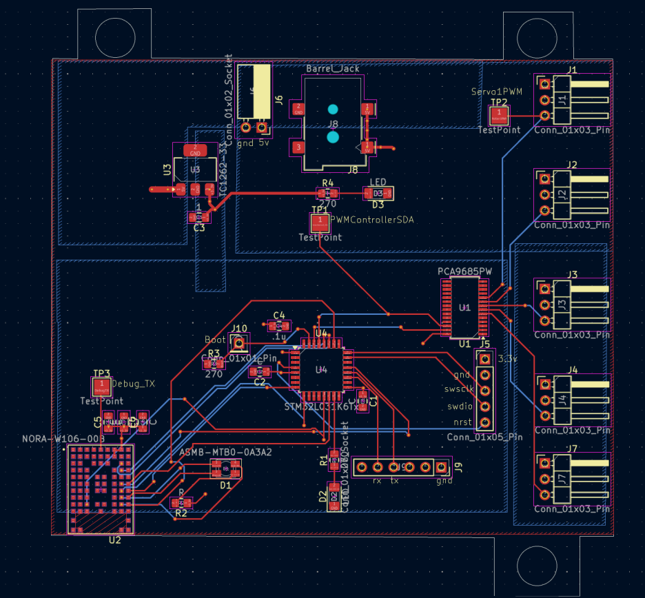 Servo PCB Layout